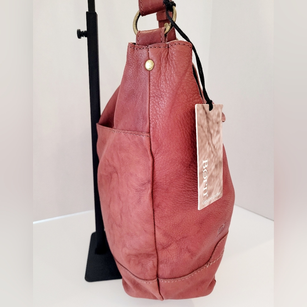 Born Elaina II Antique Flap Hobo Leather - Picture 4 of 8